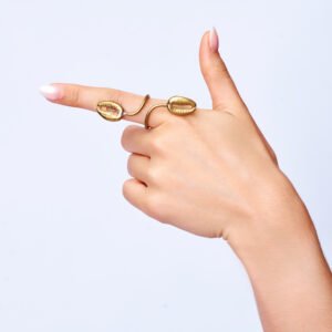 Egima Cowrie Ring