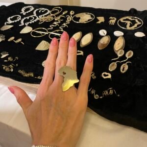 African Map with Love Ring